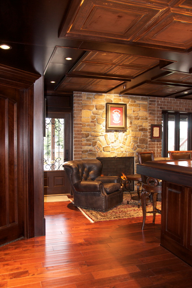 Algonquin Traditional Basement Chicago by Dennis Foote Houzz