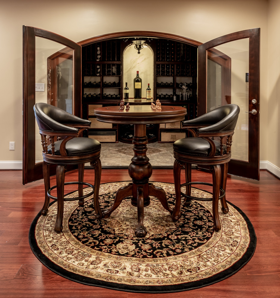 Amazing Basement Remodel, with Irresistible Wine Cellar in Ashburn VA