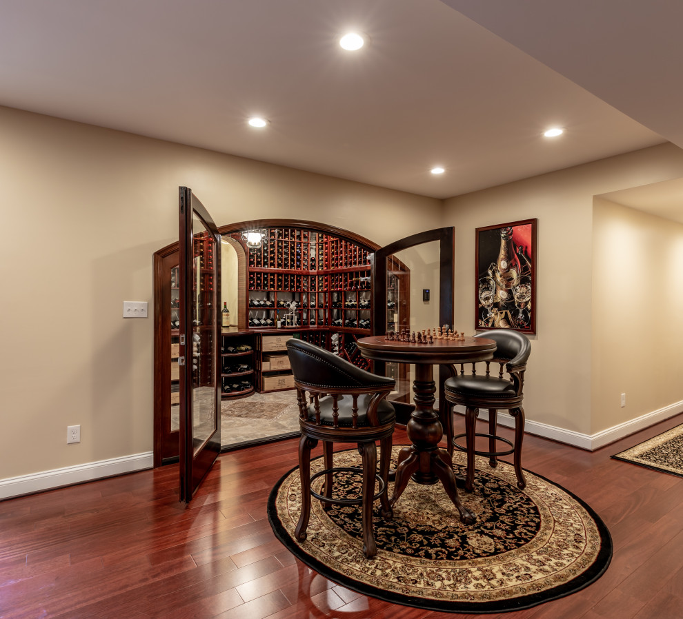 Amazing Basement Remodel, with Irresistible Wine Cellar in Ashburn VA