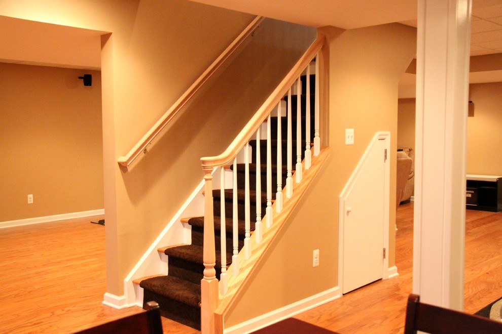 An open concept Traditional Staircase New York by Joseph