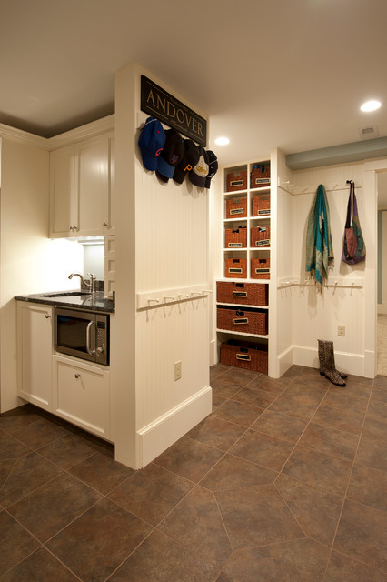 Andover MA Traditional Basement Boston by Blackdog Design