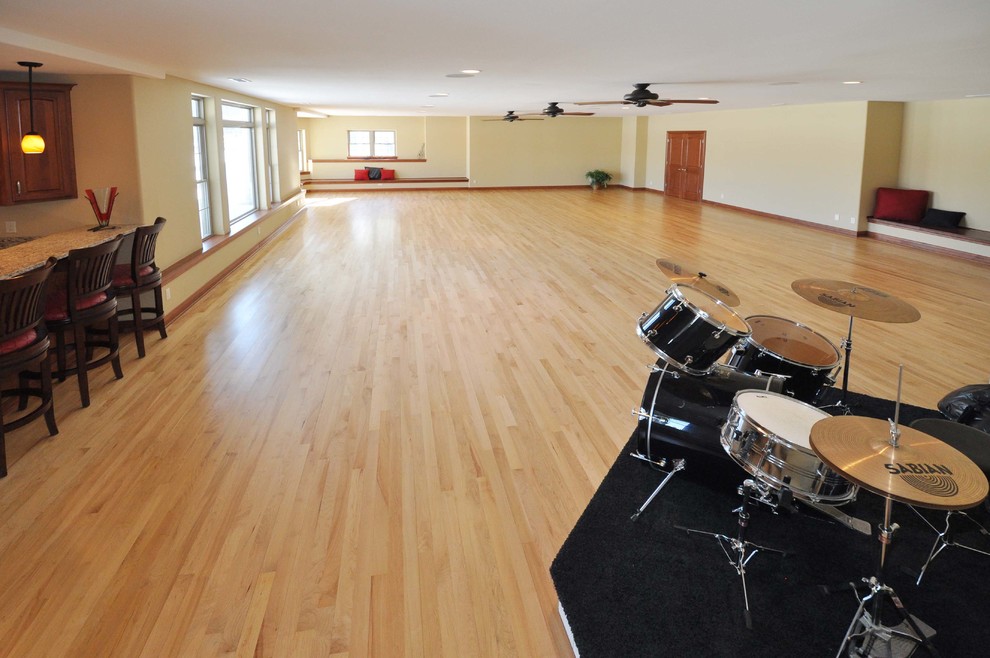 Annsley dance studio Transitional Basement Milwaukee by Allan