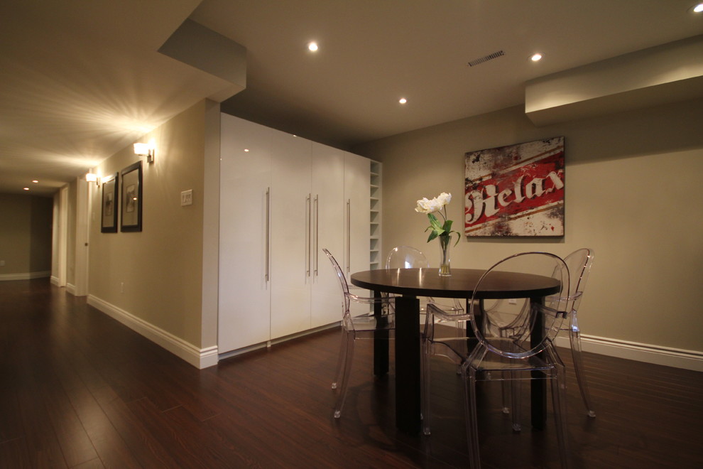 Apple Blossom Thornhill Contemporary Basement Toronto By Alldecor Home Staging Design Houzz