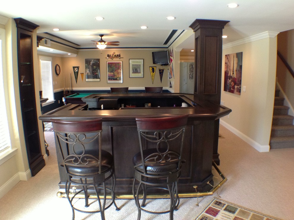 Atlanta Basement Traditional Basement Atlanta by The Southern