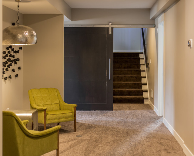 Aurora New Construction Home Modern Basement Chicago by Desa
