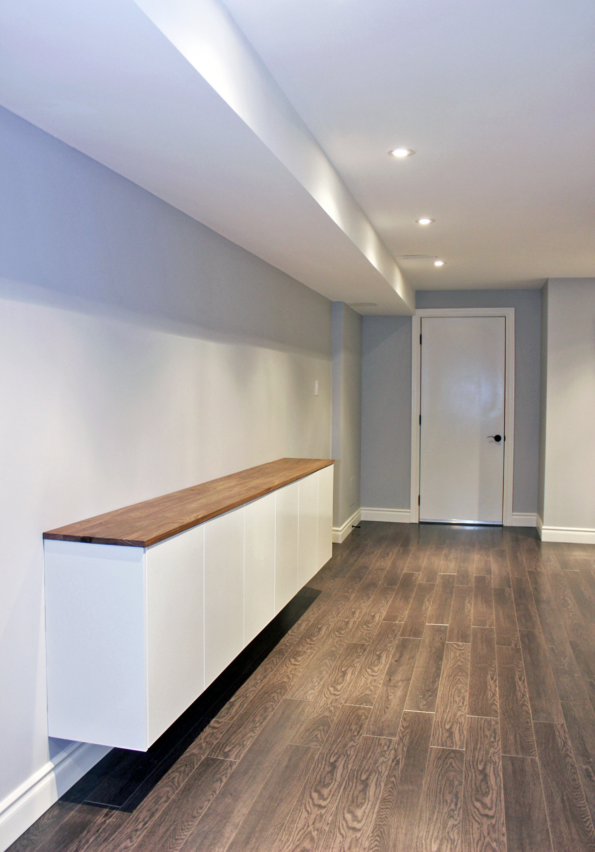 Basement Hallway Ideas : 3 - Minimalist design has a unique appeal