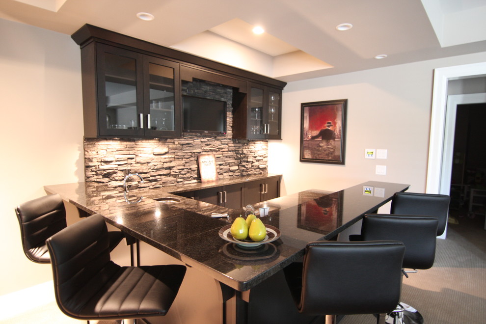 Basement Bar - Modern - Basement - Vancouver - By Arts Custom ...