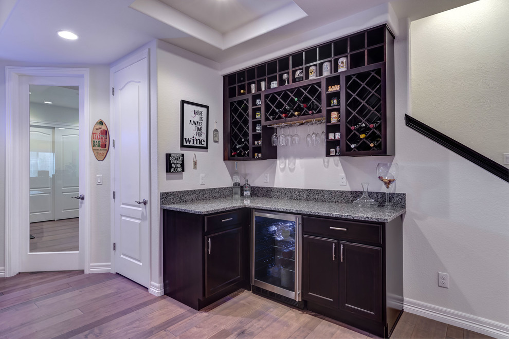 Basement Bar Wine Rack Transitional Basement Denver by FBC