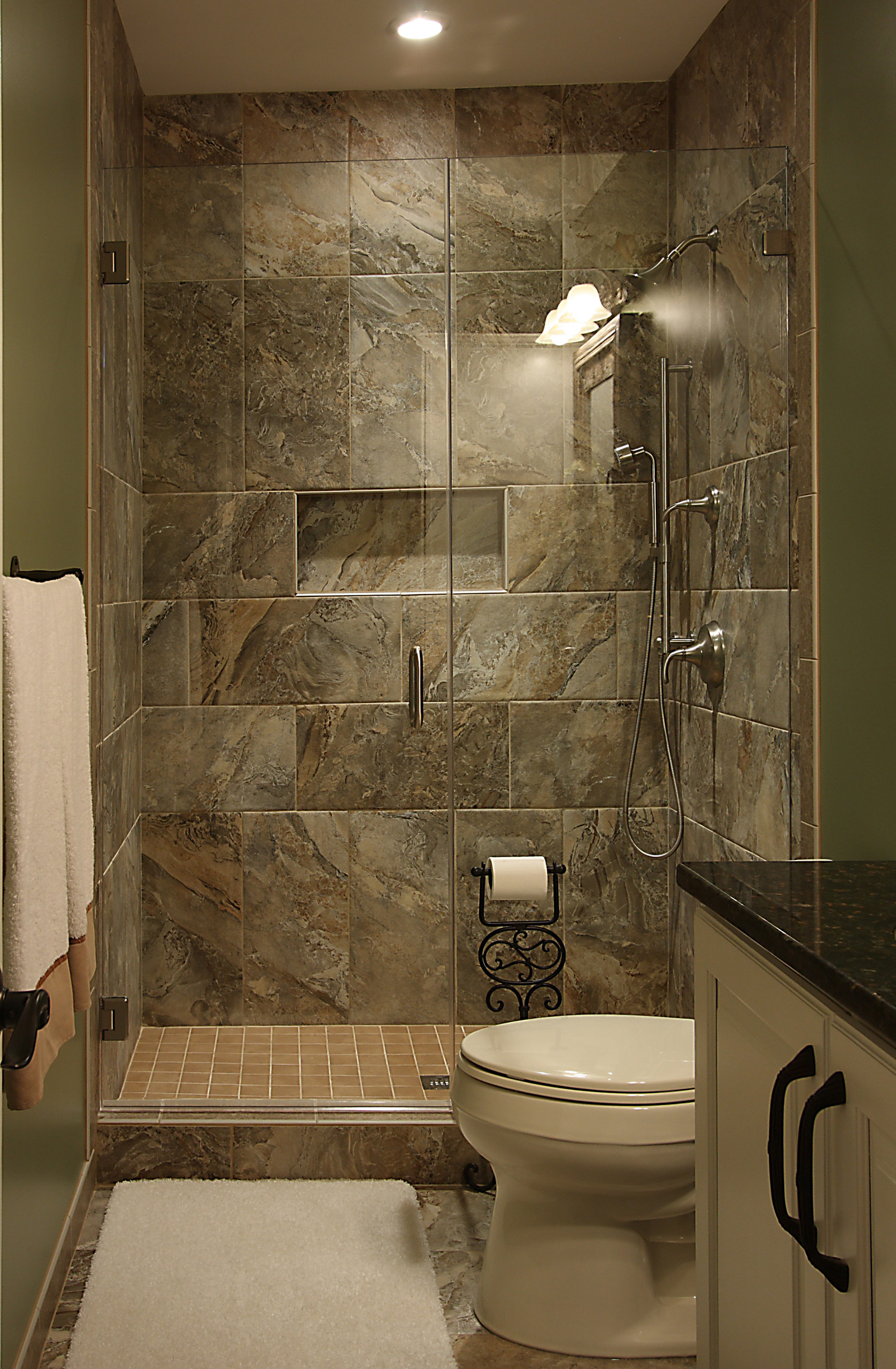 Basement Bathroom Traditional Basement Dc Metro By Nvs Kitchen And Bath Houzz