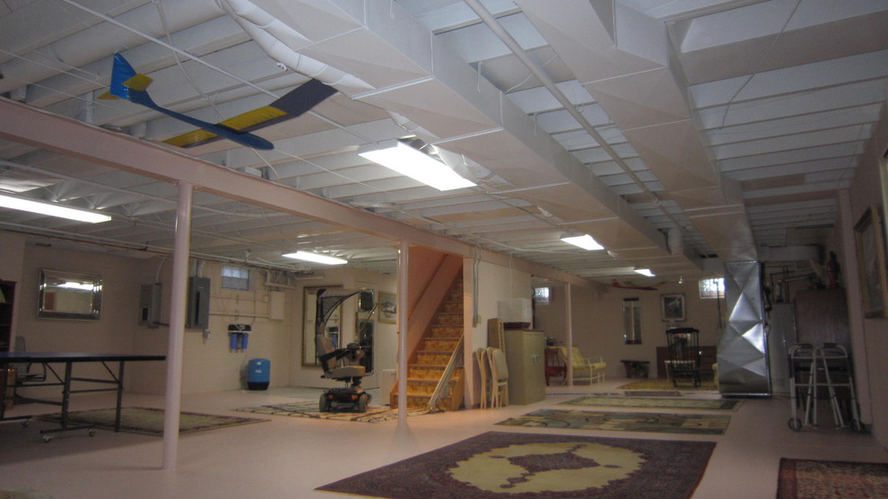 Basement Ceiling Eclectic Milwaukee By Colorwheel Painting Llc - Basement Cleaning Milwaukee Basement Ceiling Eclectic Milwaukee By Colorwheel Painting Llc - Basement Cleaning Milwaukee