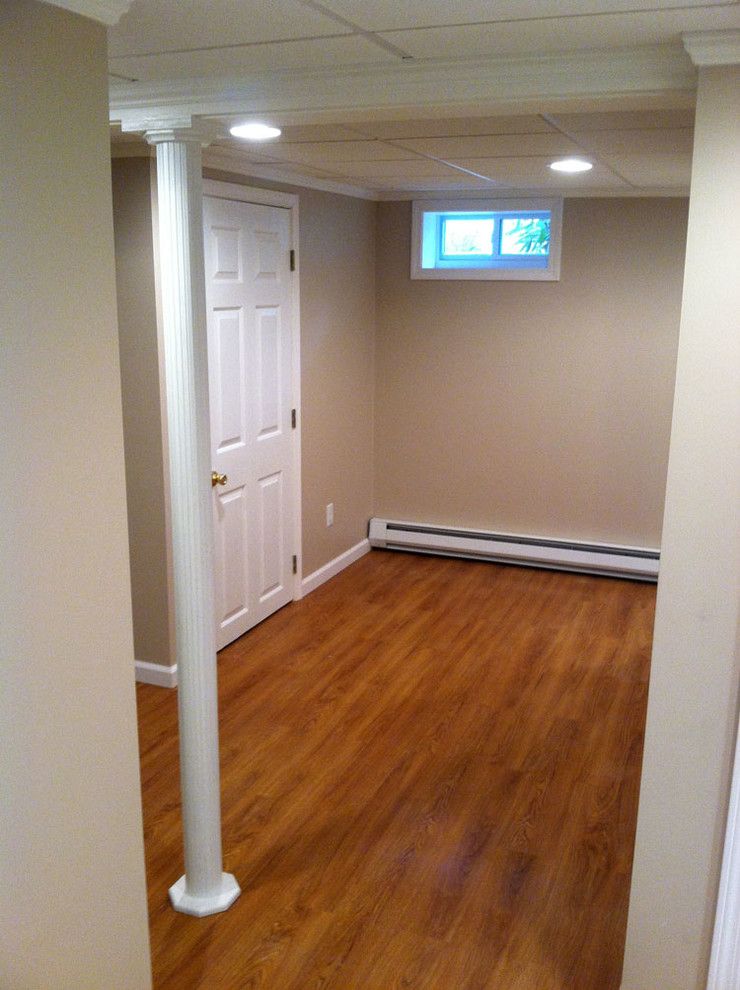 Basement Closet nice space for the oil tank Contemporary Basement