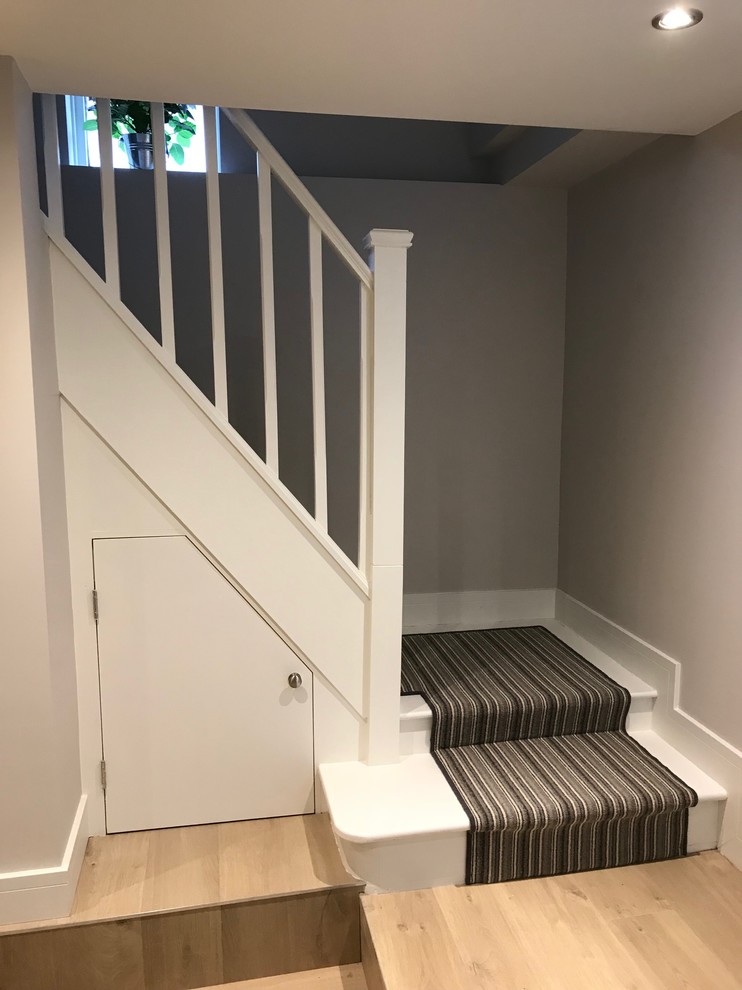 Photo of a modern staircase in Cheshire.