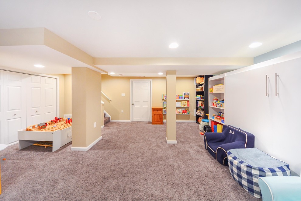 Basement Finishing/Remodeling, Chevy Chase, Maryland Transitional