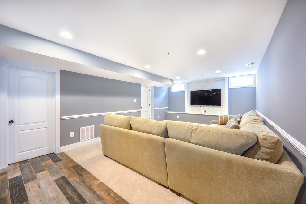Basement Finishing/Remodeling, Frederick, Maryland Contemporary