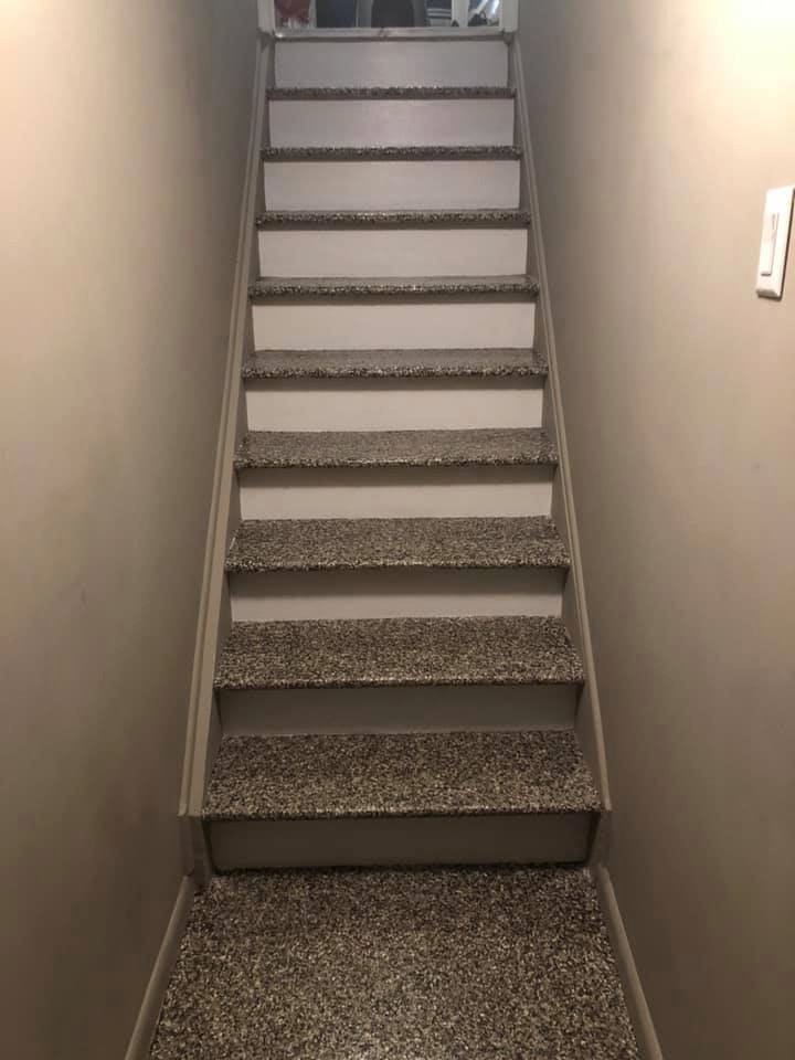 Basement Staircase Detroit by MotorCity Floors and Coatings Houzz