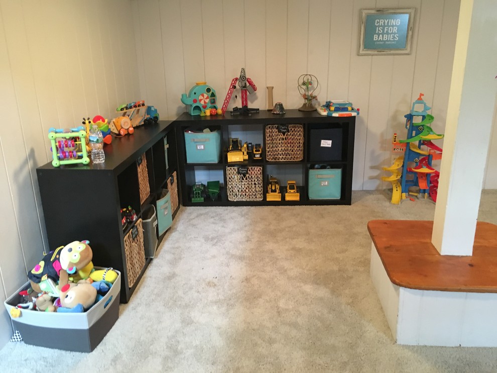 Basement Playroom Basement New York by Top to Bottom Organization
