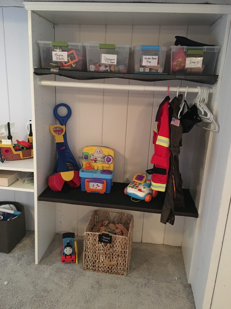 Basement Playroom Basement New York by Top to Bottom Organization