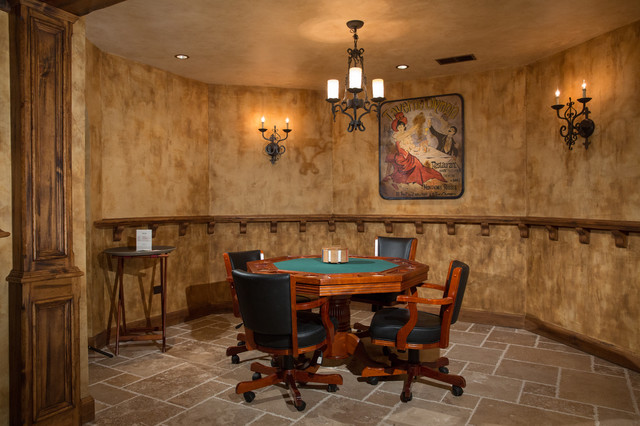 Basement Poker Room Klassisch Keller Chicago Von Miller Miller Architectural Photography Houzz