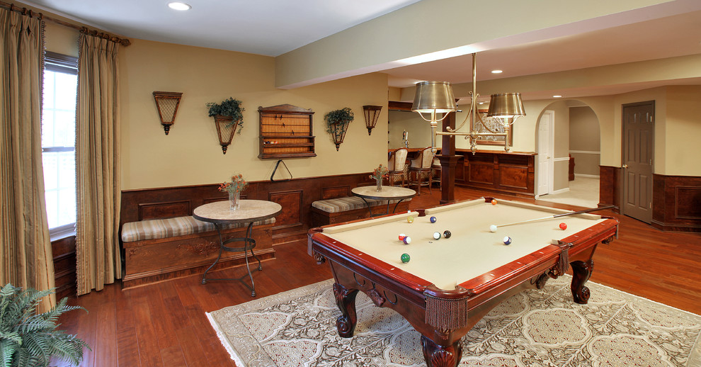Basement Recreation Room Traditional Basement DC Metro by