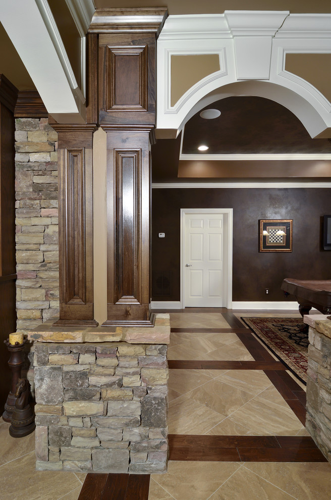 Basement Remodel Traditional Basement Atlanta by Hall Design