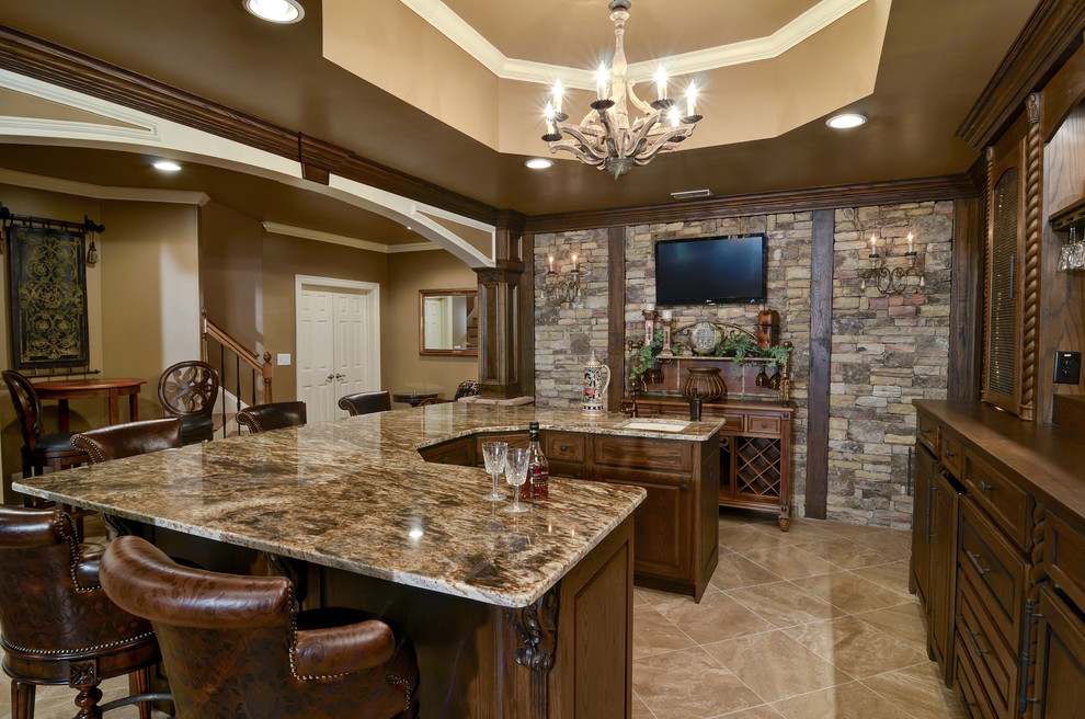 Basement Remodel Traditional Basement Atlanta by Hall Design