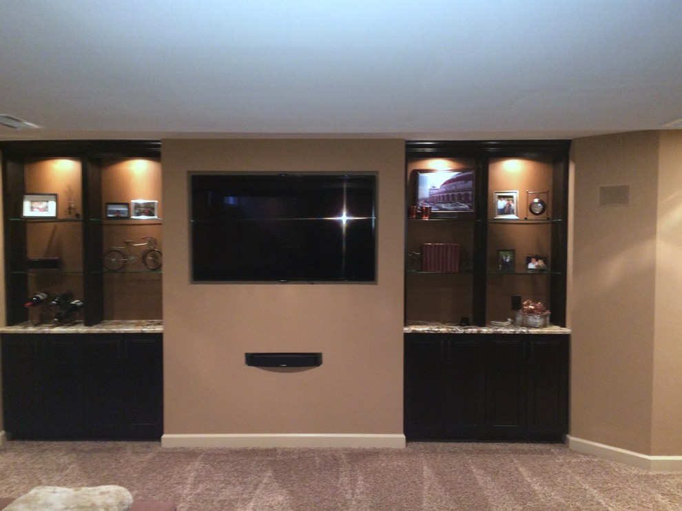 Example of a classic basement design in St Louis