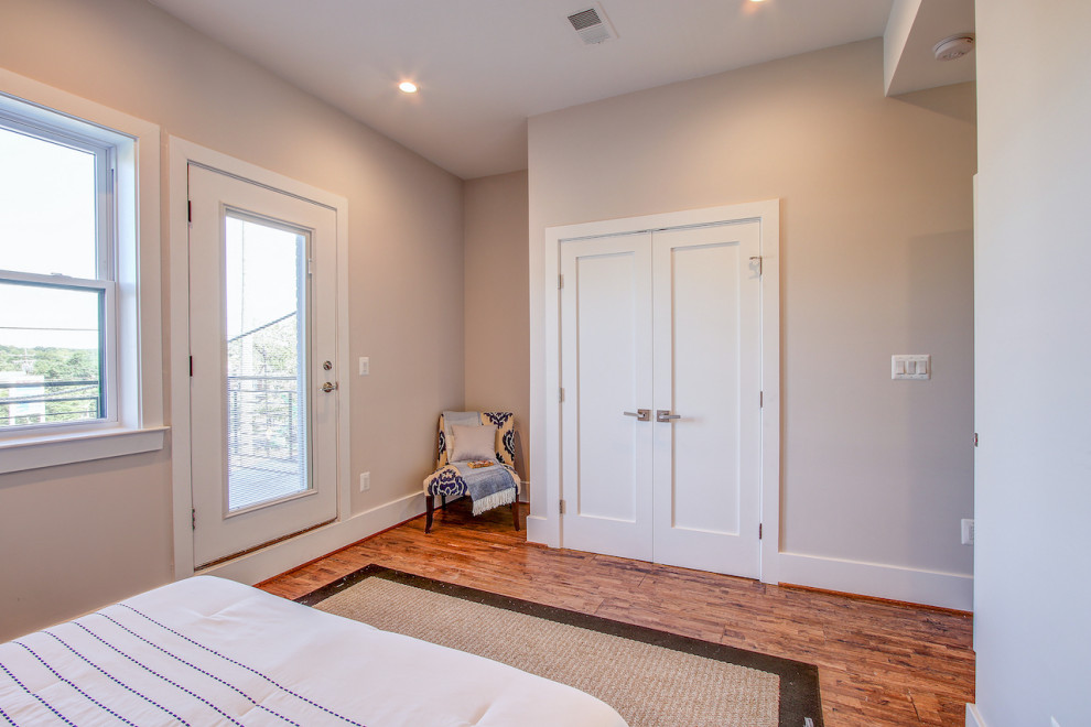 Basement remodeled with bedroom space and extra closet space in Fairfax