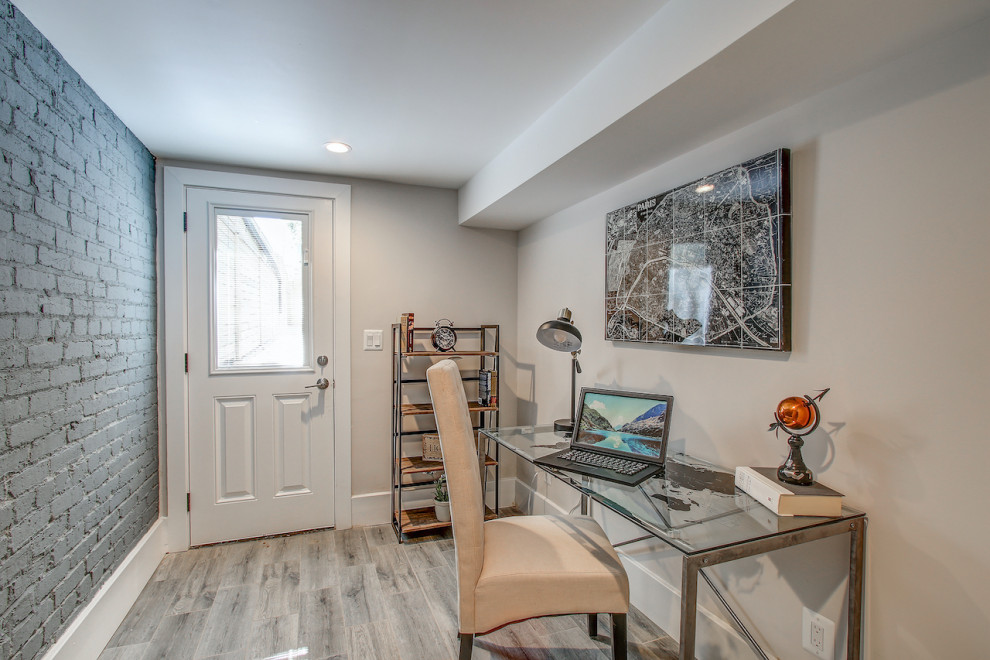 Basement remodeled with bedroom space and extra closet space in Fairfax