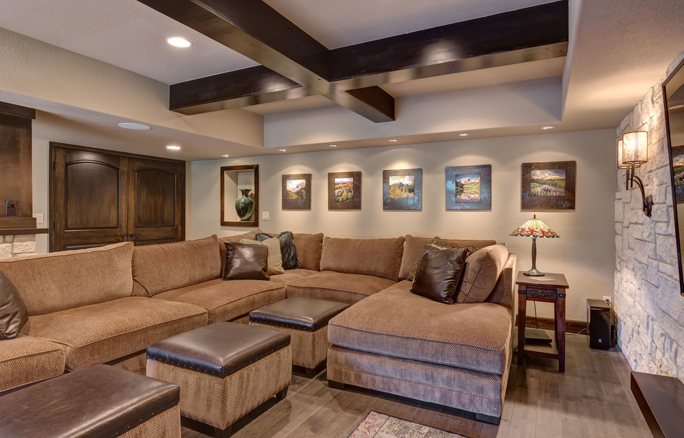 Basement Sofa Seating Transitional Basement Denver by FBC