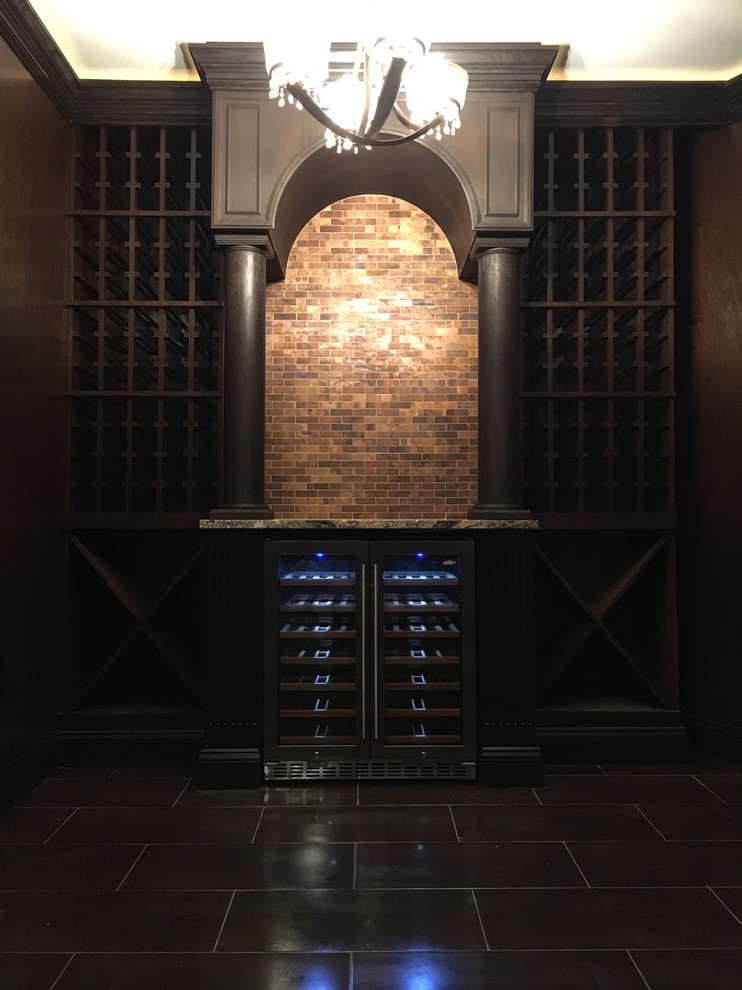 This is an example of a rustic wine cellar in DC Metro.