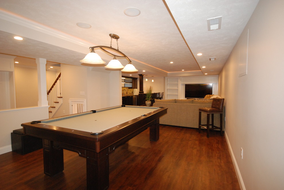 Basement with Hidden Door - Hopkinton, MA - Basement - Boston - by ...