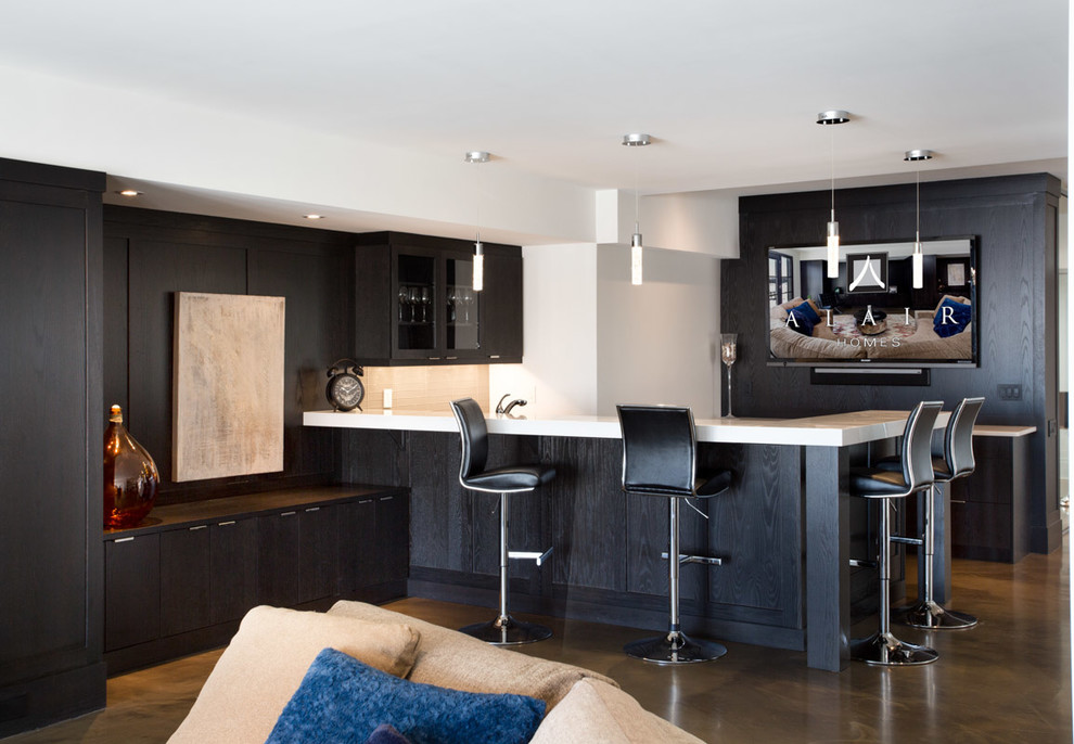 Basements Modern Basement Phoenix by Alair Homes Paradise Valley Houzz