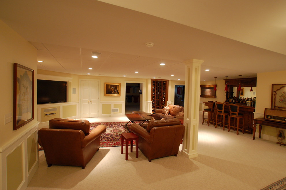 Basements Traditional Basement Philadelphia by Signature
