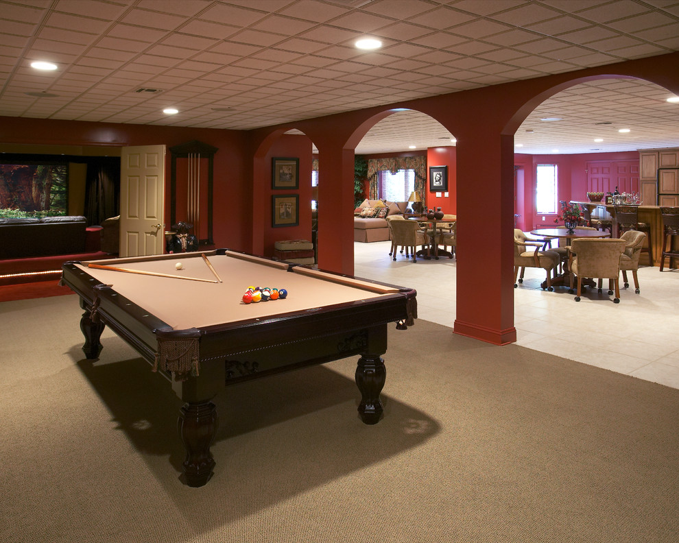 Basements Traditional Basement New York by T&K Contractors Inc. Houzz