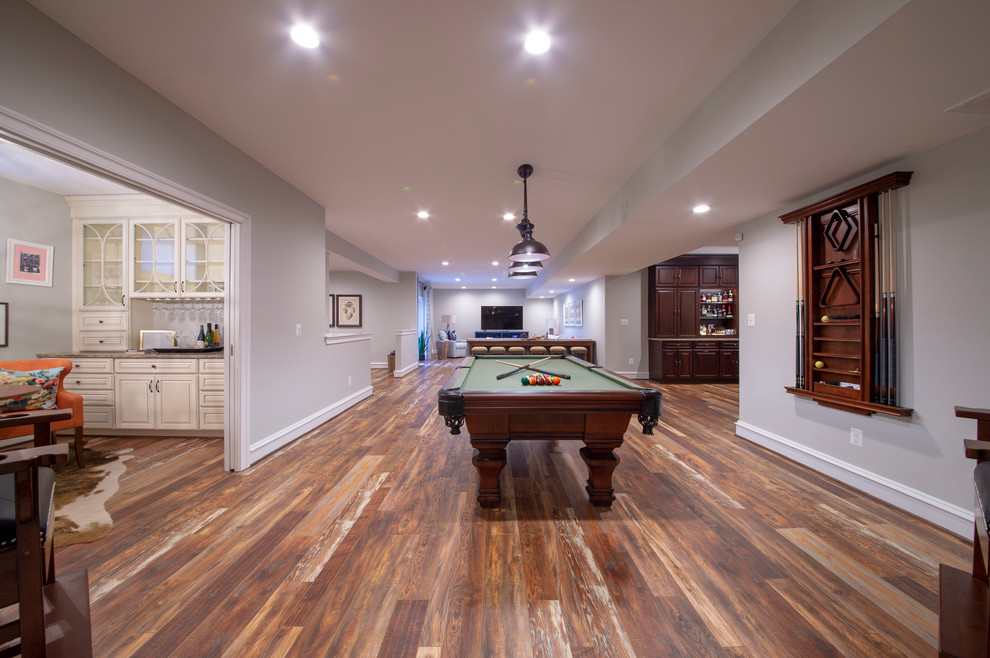 Beautifully Finished Basement Leonardtown, MD Traditional