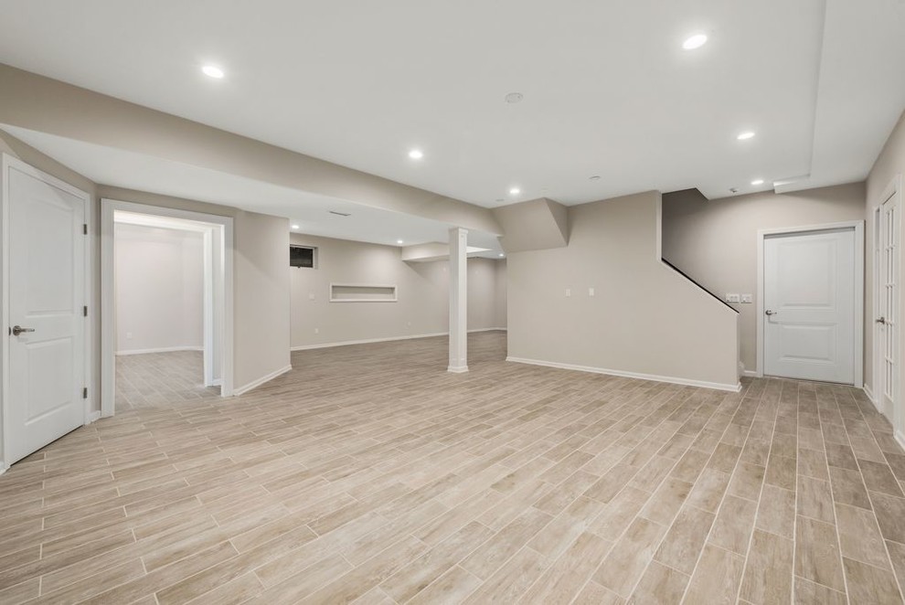 BEDFORD CORNERS Transitional Basement New York by CST Kitchens