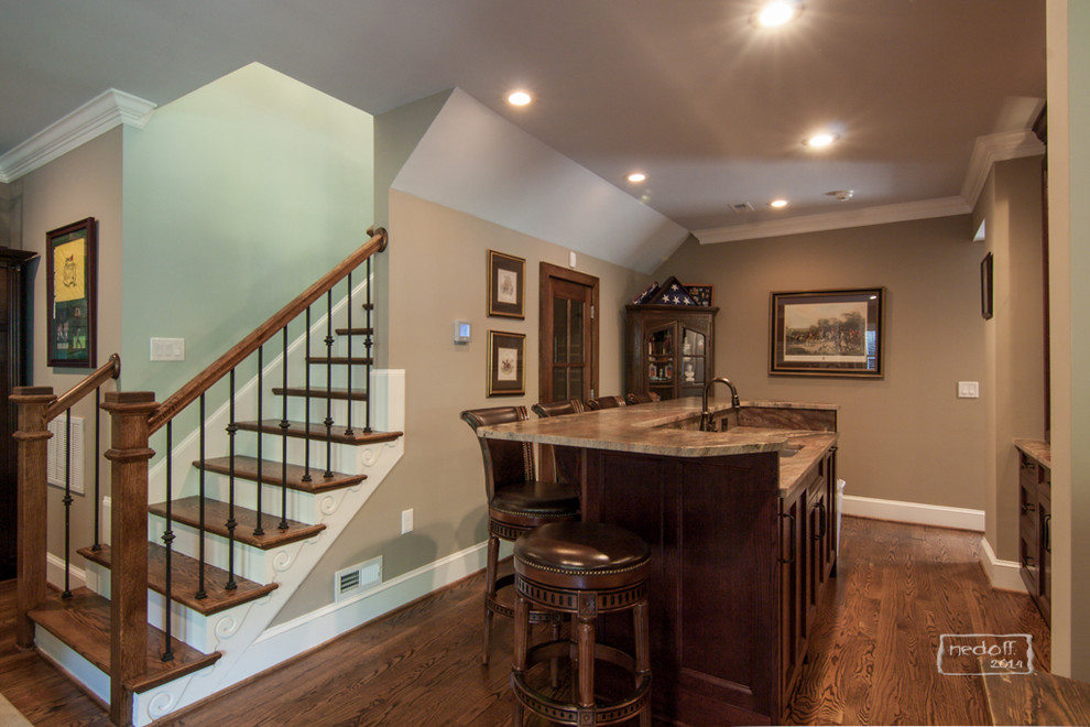 Before and After in Charlotte Modern Basement Charlotte by