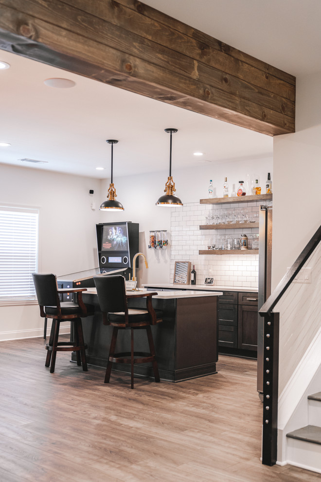 Bright, White, and Industrial Kennesaw, GA Industrial Basement