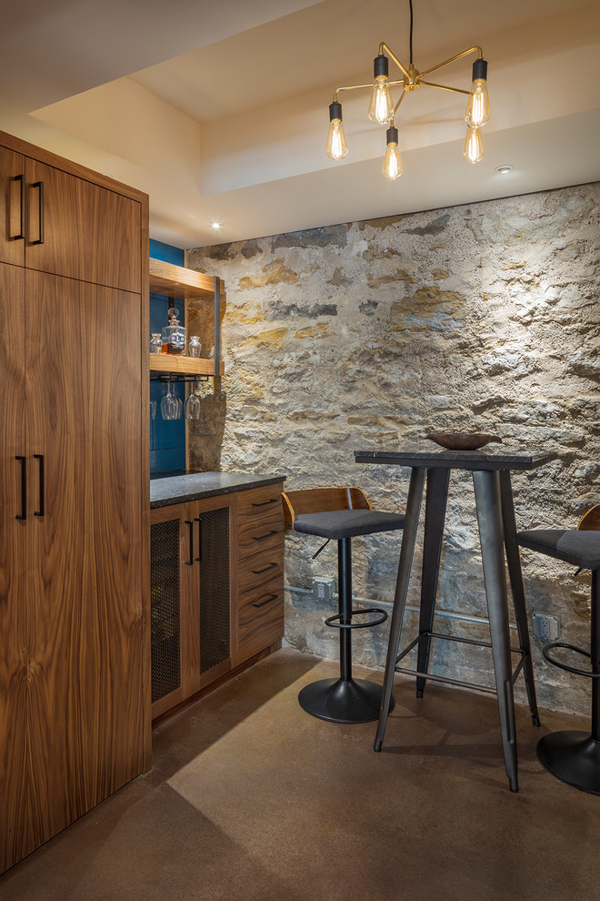 Brookside basement - Rustic - Home Bar - Kansas City - by Hurst ...