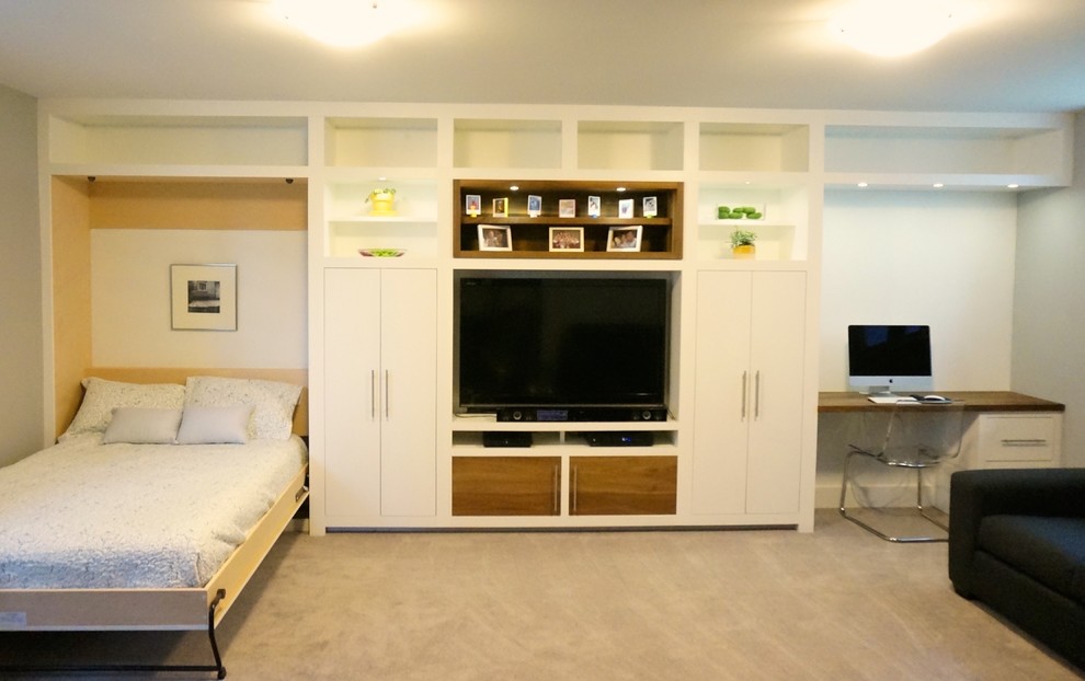 Capstone Built ins Contemporary Basement Other by Brad Goodsell Design Build Inc. Houzz