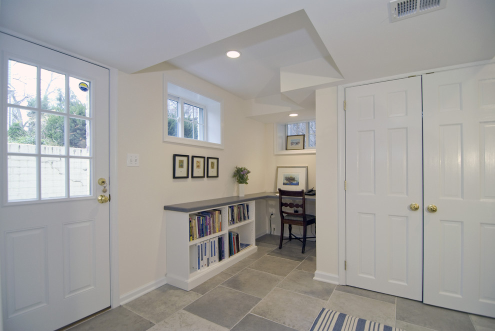 Design ideas for a traditional basement in DC Metro.