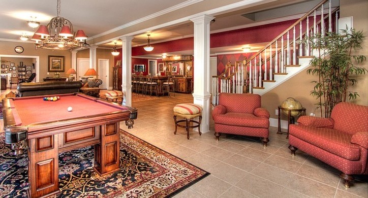Charlotte North Carolina Country Estate Victorian Basement 