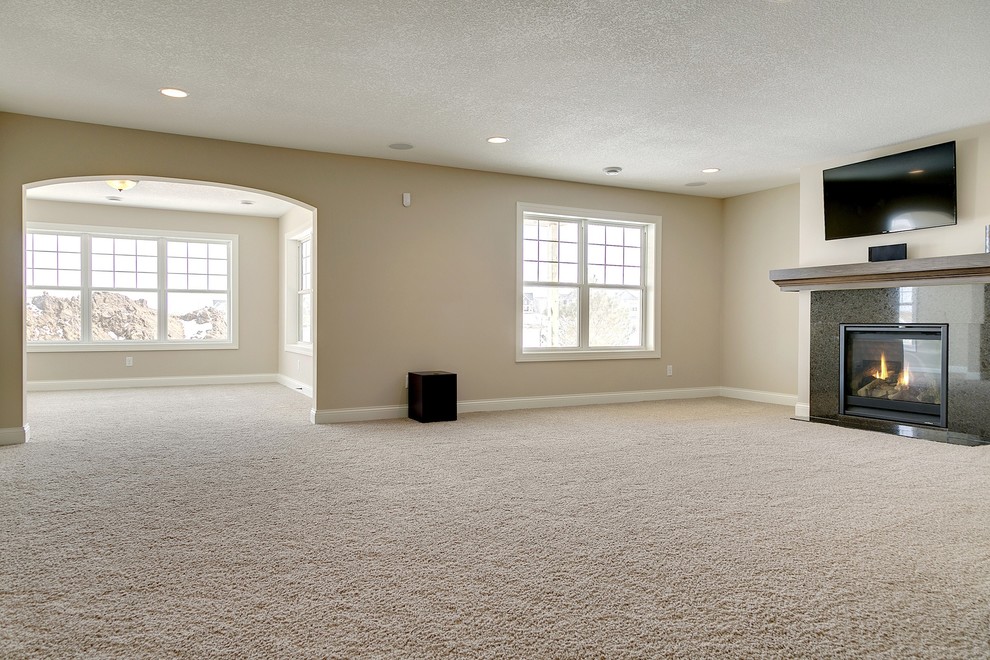 Chatham Rambler + Loft (Lakeville, MN) Basement Minneapolis by Robert Thomas Homes Houzz