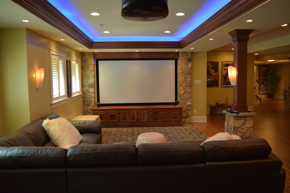 This is an example of a classic home cinema in Philadelphia.