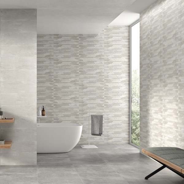 Claire Evoque Grey Pattern Tiles Direct Tile Warehouse Bathroom