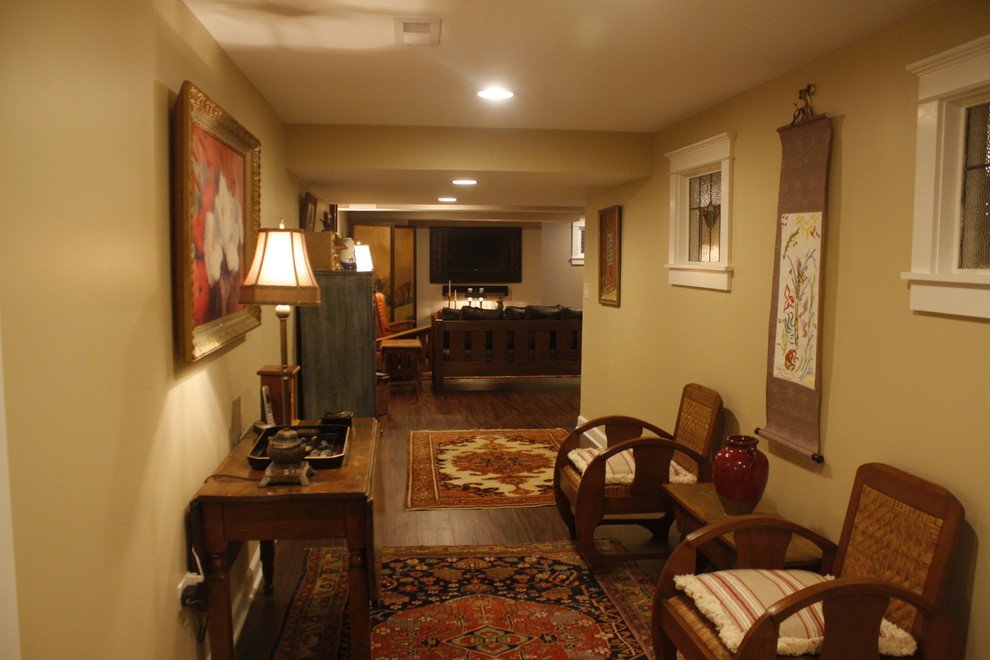 Classic Basement Renovation Eclectic Basement Chicago by Home