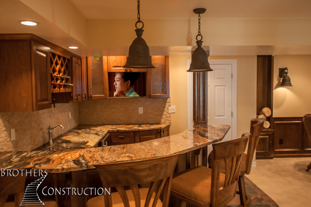 Colorado Basement Finish Blackwood Traditional Basement Denver