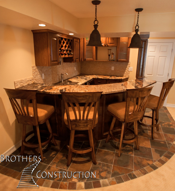 Colorado Basement Finish Blackwood Traditional Basement Denver