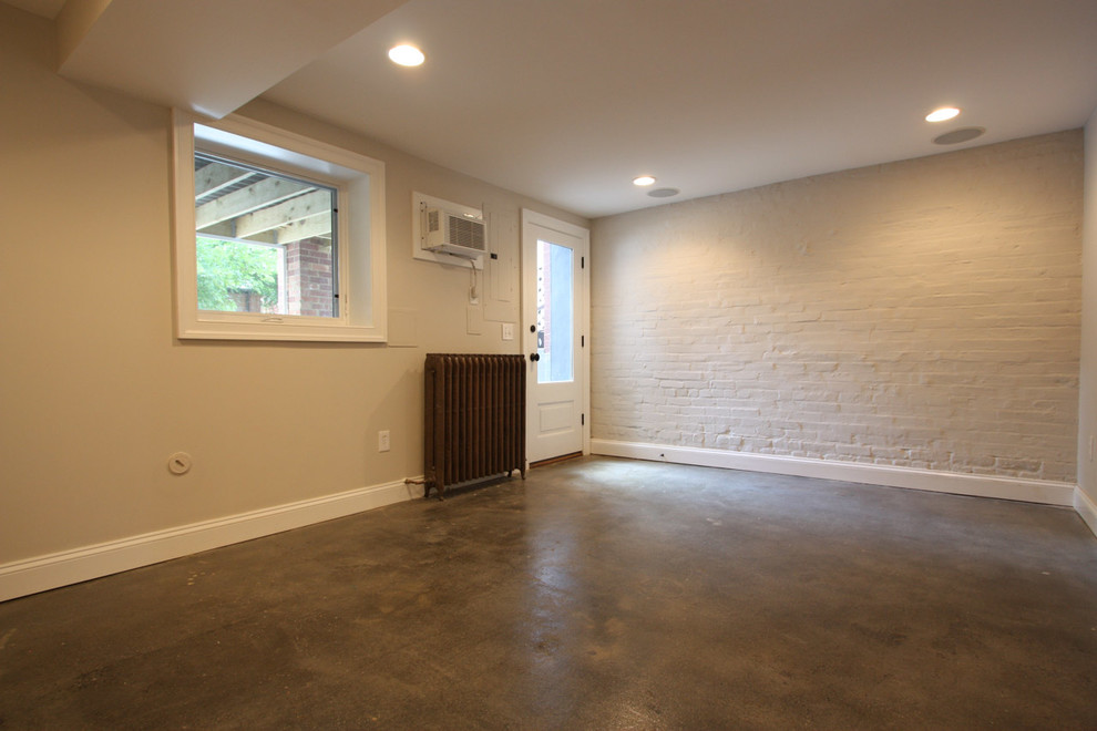 Example of a classic basement design in DC Metro