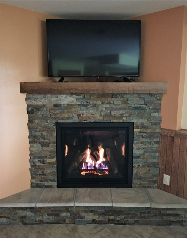 houzz corner fireplace